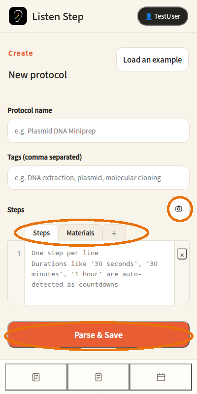 Create a protocol